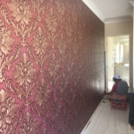 Bridgeman Downs wallpaper installation damask wallpaper