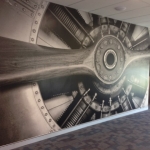 Custom mural installation - Aviation College Archerfield
