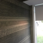 Eijffinger Siroc tribal wallpaper powder room Ormeau