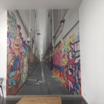 Grafitti mural for Harcourts Beenleigh