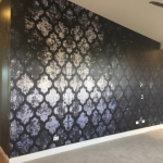 Tarragindi wallpaper installation - Moroccan design