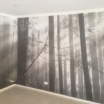 black-and-white-forest-mural-unique