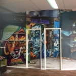wall mural installation Mooloolaba Sunshine Coast Dance Studio