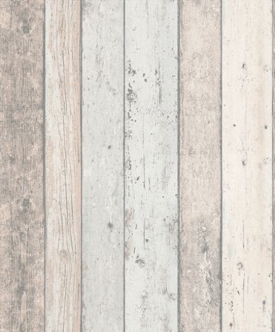 Albany Wallpaper - Wood Panel pale blue grey