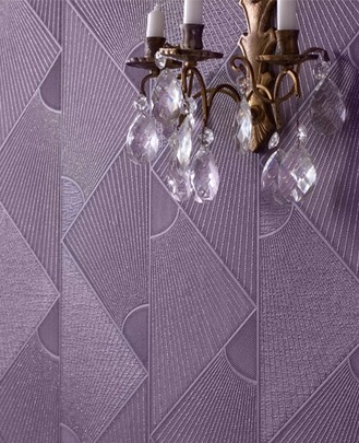Graham and Brown Wallpaper - Art decor Collection Trapeze Plum
