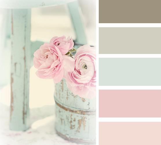 Vintage Pink Floral Wallpaper with Pale Gray Background – Rachel Ashwell  Shabby Chic Couture