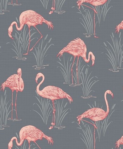 Arthouse Wallpaper - Lagoon -Pink & Grey