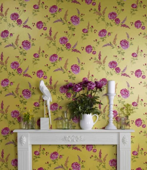 Sophie Conran Wallpaper - reflections Collection - posie