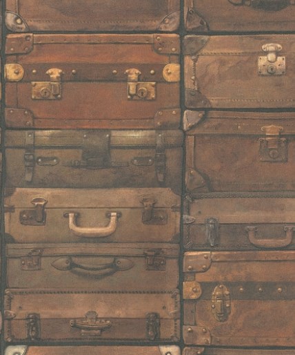 closeup of luggage design