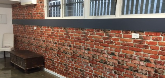 brick wallpaper installation Brisbane