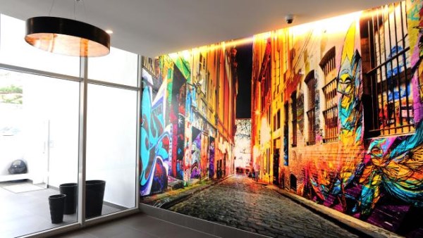 Synergy Apartments Gold Coast - lobby wallpaper
