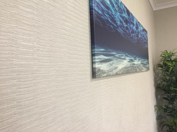 Close Up Of The Above Wallpaper - Sandy Textured Waves Create A Coastal Look
